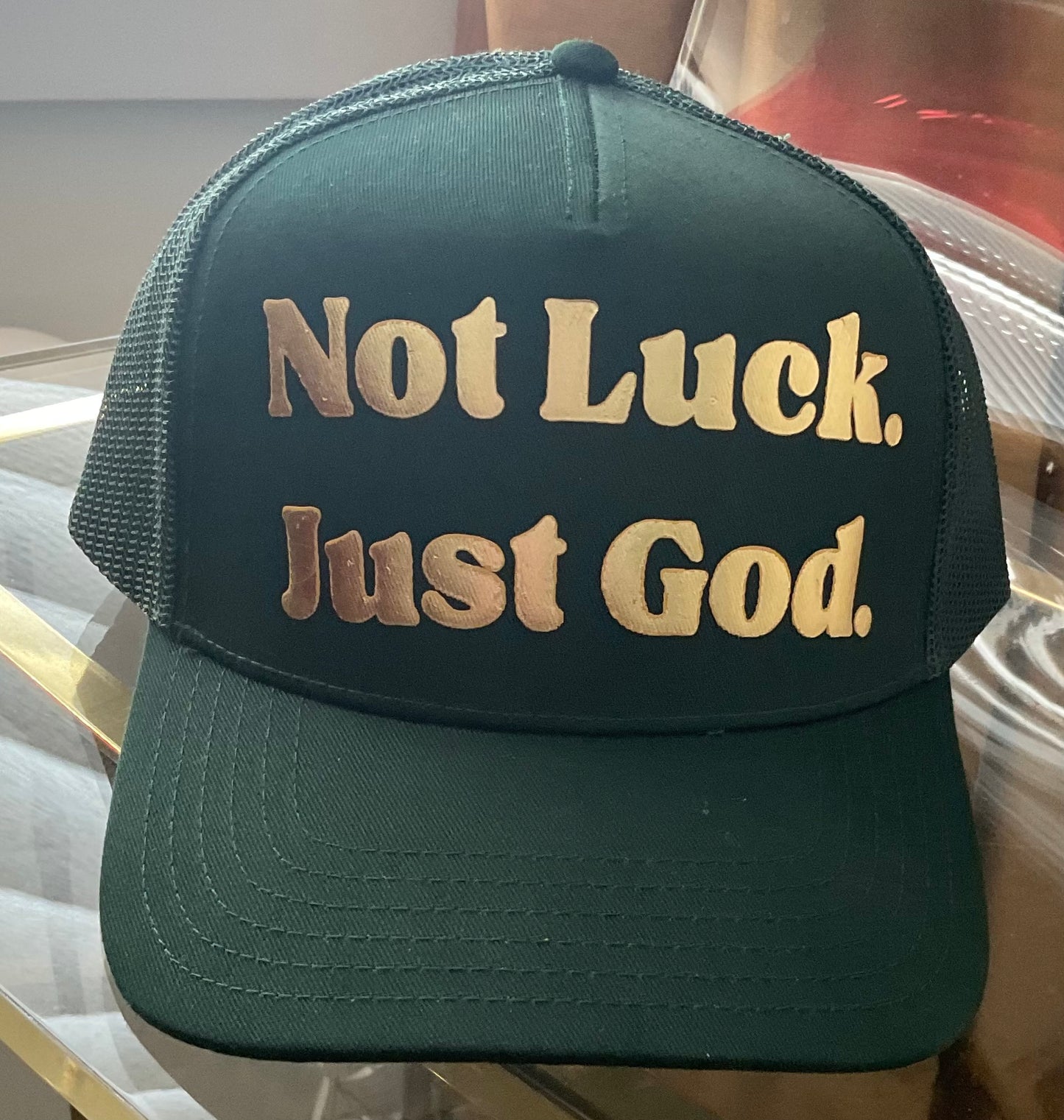 Not Luck Just God Hats