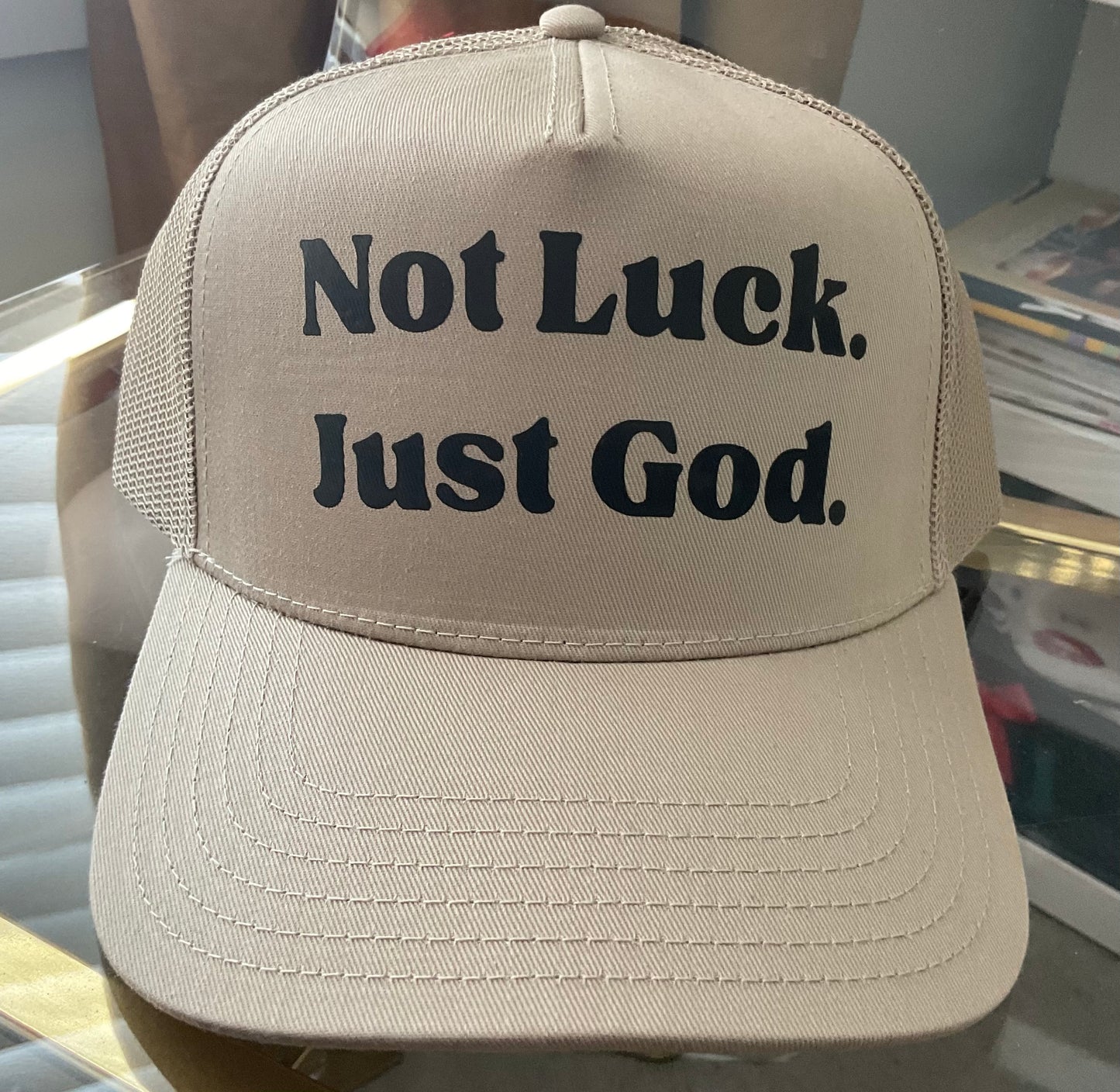 Not Luck Just God Hats