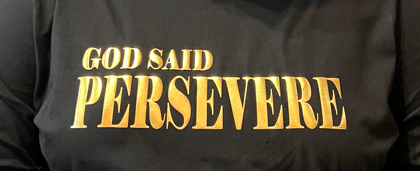 GOD SAID PERSEVERE