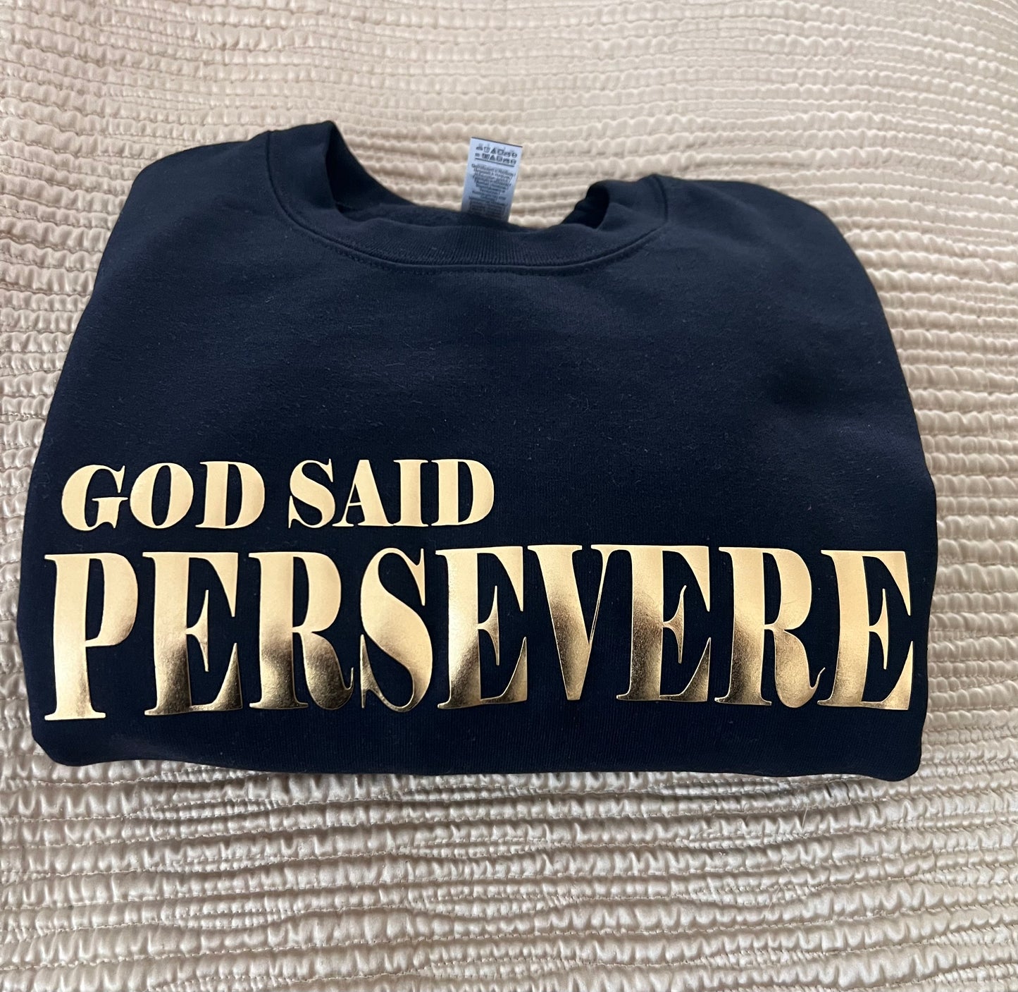 GOD SAID PERSEVERE