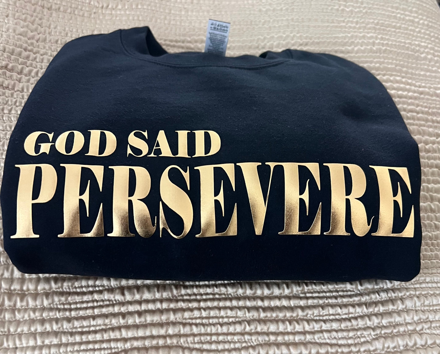 GOD SAID PERSEVERE